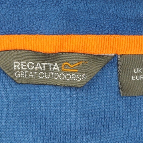 Regatta Men's Blue XL Fleece 1/4 Zip Pullover Sweatshirt