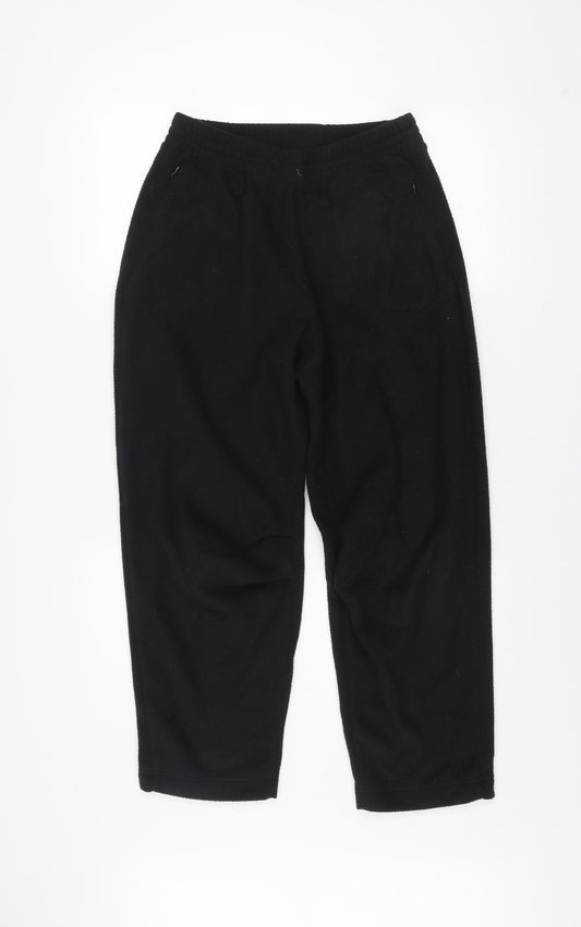 Cape Cove Men's Black Fleece Sweatpants M Activewear Trousers
