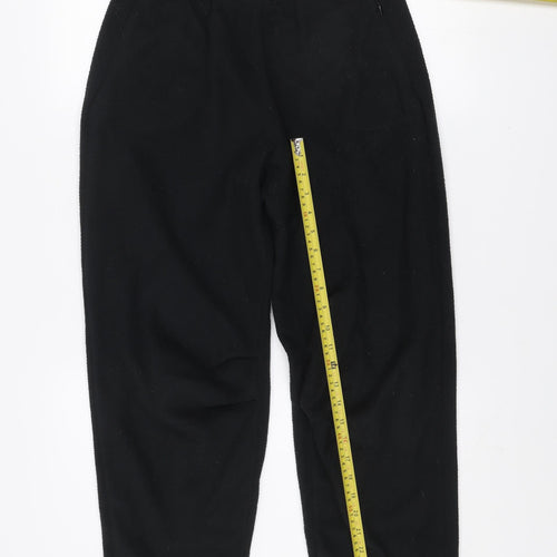 Cape Cove Men's Black Fleece Sweatpants M Activewear Trousers