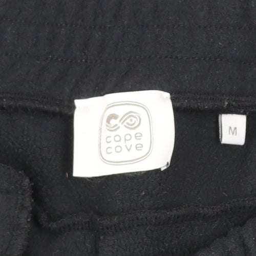 Cape Cove Men's Black Fleece Sweatpants M Activewear Trousers