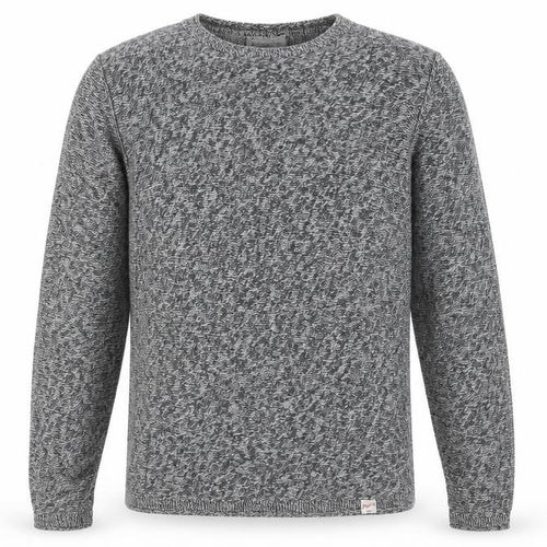Jack & Jones Men's Grey Cotton Knit Crew Neck Jumper Size M