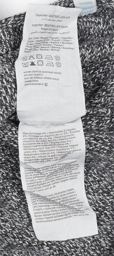 Jack & Jones Men's Grey Cotton Knit Crew Neck Jumper Size M