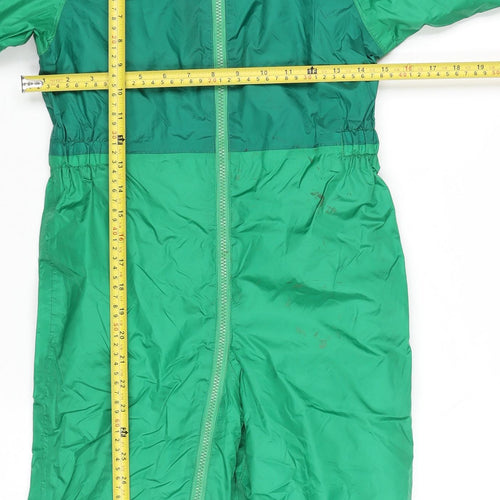 Regatta Boys Green Dinosaur Waterproof Hooded Snowsuit 6 Years