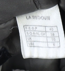 La Redoute Women’s Green Hooded Parka Coat Size 10 Mid-Length