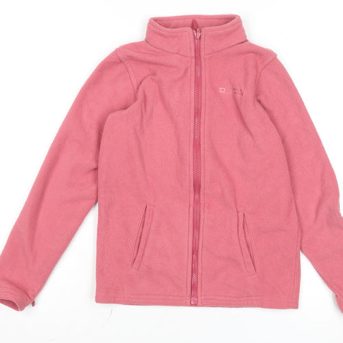 Mountain Warehouse Girls Pink Fleece Full Zip Jacket 9-10 Years