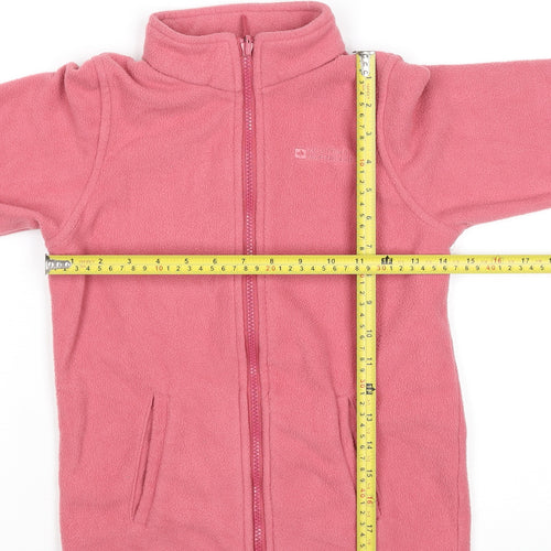 Mountain Warehouse Girls Pink Fleece Full Zip Jacket 9-10 Years