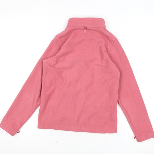 Mountain Warehouse Girls Pink Fleece Full Zip Jacket 9-10 Years