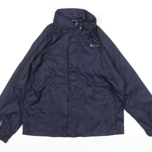 Mountain Warehouse Girls Blue Waterproof Lightweight Active Jacket 9-10Y