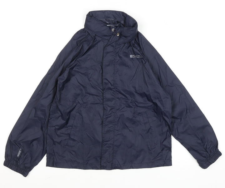 Mountain Warehouse Girls Blue Waterproof Lightweight Active Jacket 9-10Y