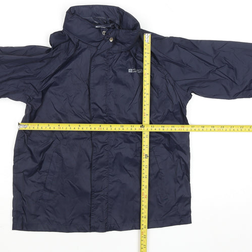 Mountain Warehouse Girls Blue Waterproof Lightweight Active Jacket 9-10Y