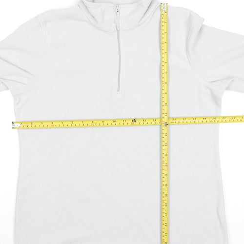 Mountain Warehouse Men's Grey Fleece 1/4 Zip Pullover Sweatshirt L
