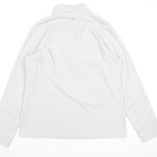 Mountain Warehouse Men's Grey Fleece 1/4 Zip Pullover Sweatshirt L