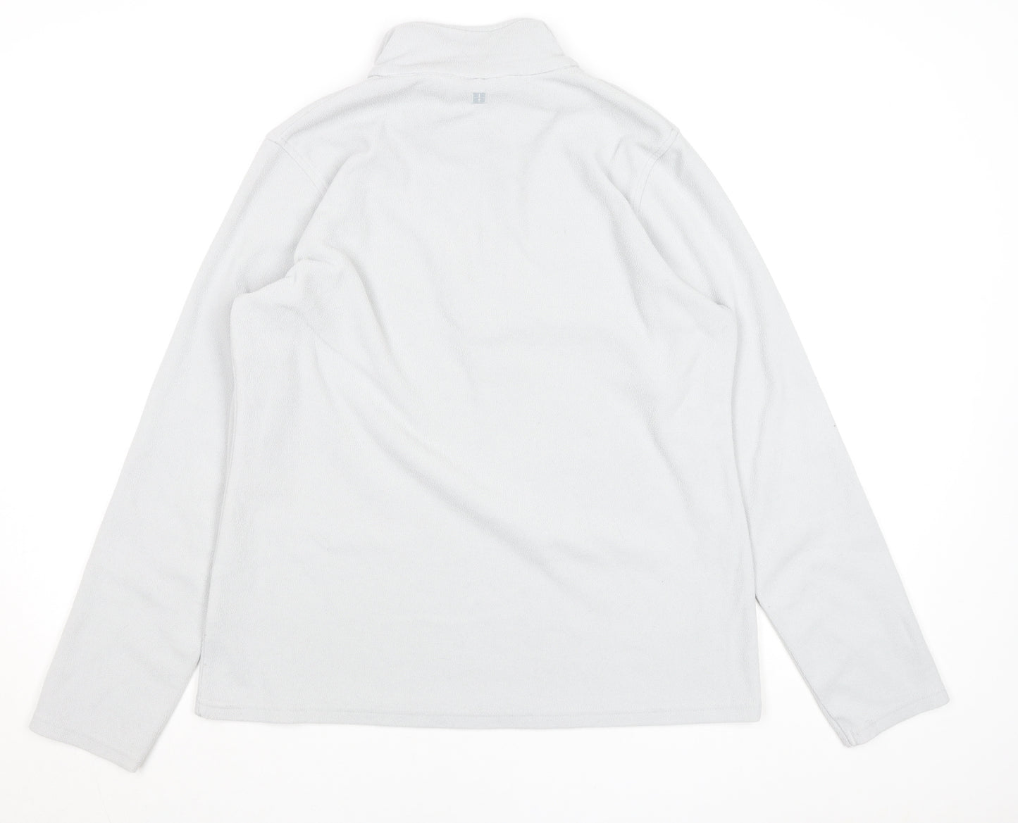 Mountain Warehouse Men's Grey Fleece 1/4 Zip Pullover Sweatshirt L