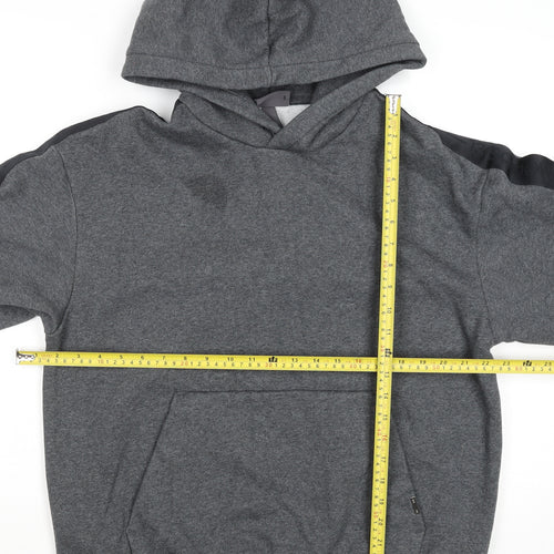 H&M Men’s Grey Loose Fit Pullover Hoodie Size M
