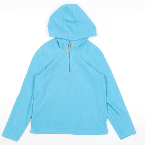 Mountain Warehouse Girls Blue Fleece Pullover Hoodie 11-12 Years