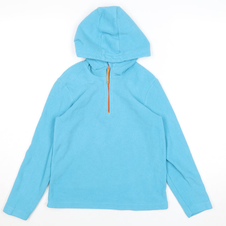 Mountain Warehouse Girls Blue Fleece Pullover Hoodie 11-12 Years