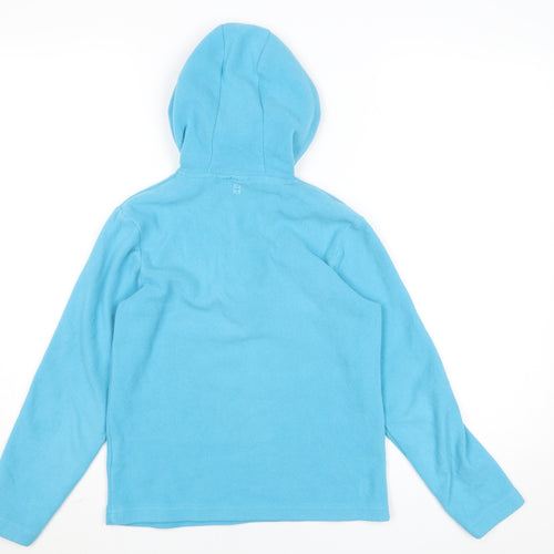 Mountain Warehouse Girls Blue Fleece Pullover Hoodie 11-12 Years