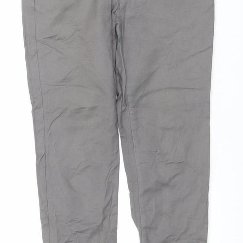 Steel & Jelly Men’s Grey Slim Fit Chino Trousers Size 32R