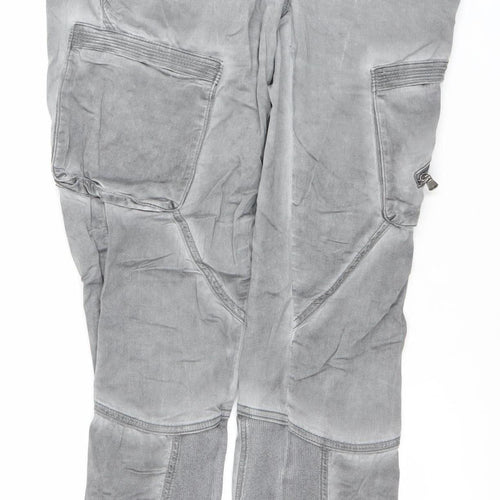 Sassy Womens Grey Size 12 Tapered Jeans Mid Rise Stretch Denim