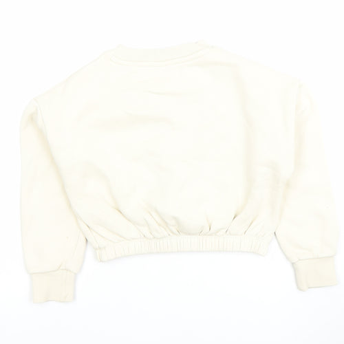 S2N GEN Girls Beige California Graphic Pullover Sweatshirt Size M