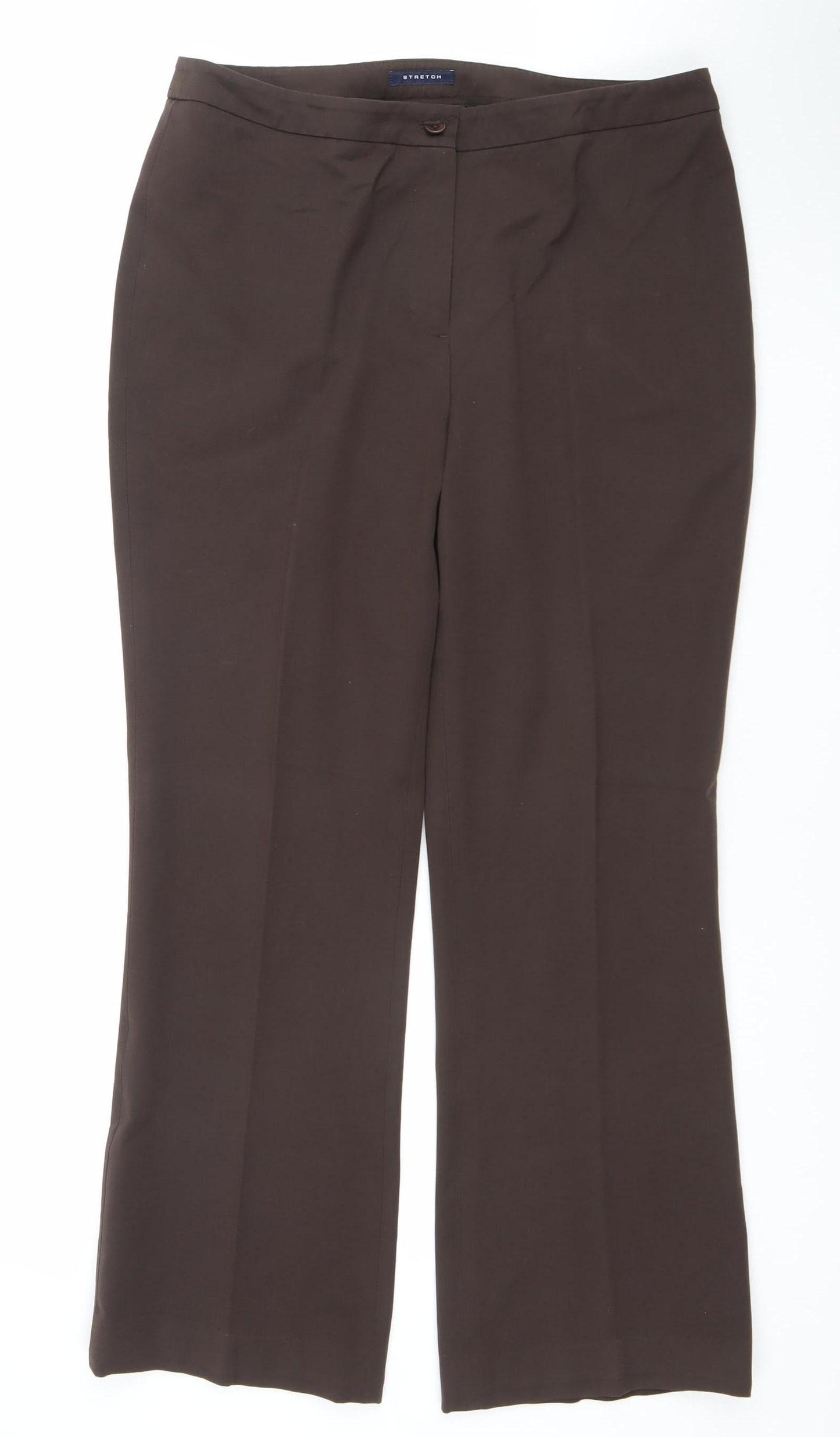 Jones New York Women’s Brown Stretch Dress Pants Size 12 Regular