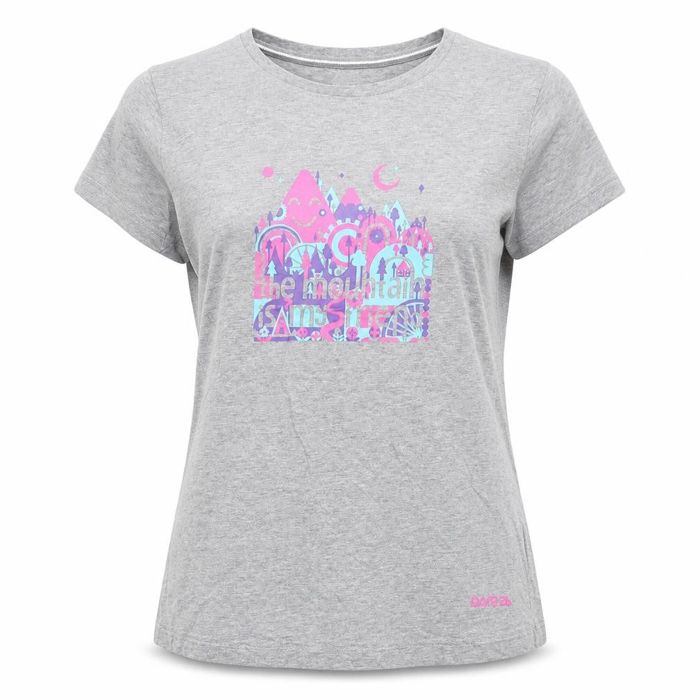 Dare 2b Womens Grey Short Sleeve Cotton Blend T-Shirt Size 14