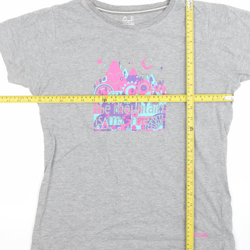 Dare 2b Womens Grey Short Sleeve Cotton Blend T-Shirt Size 14