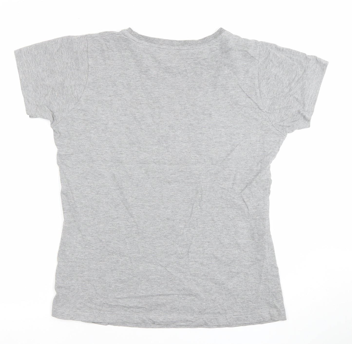 Dare 2b Womens Grey Short Sleeve Cotton Blend T-Shirt Size 14