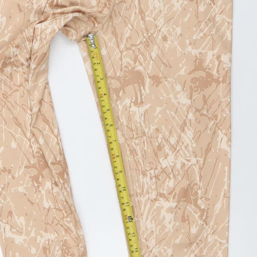 Kyodan Womens Beige Abstract Print Active Leggings Size M