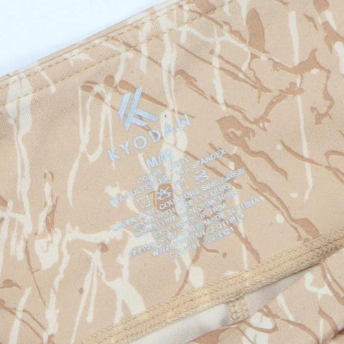 Kyodan Womens Beige Abstract Print Active Leggings Size M
