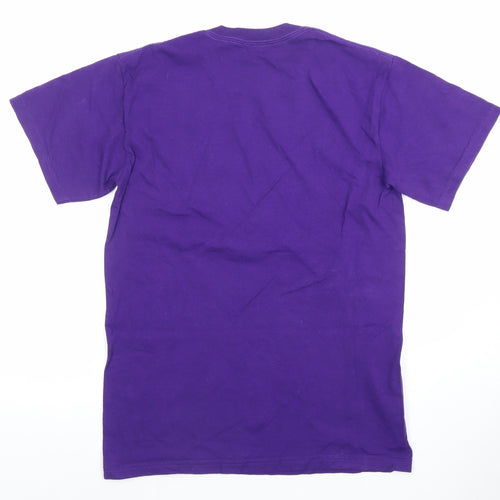 Gildan Women’s Purple Orlando Florida Embroidered Cotton T-Shirt Size S