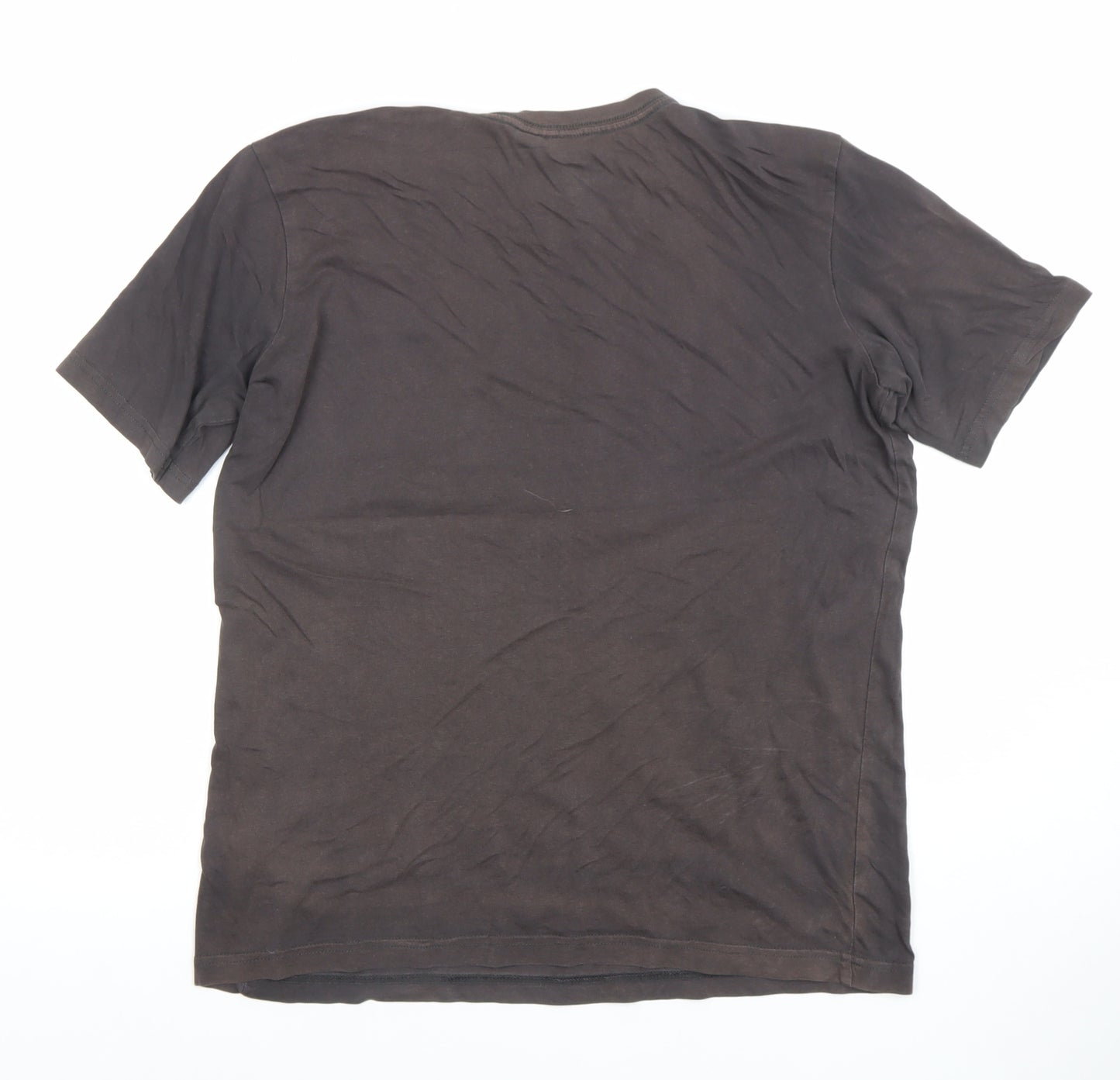 Quiksilver Teens Brown Graphic Gorilla Print Cotton T-Shirt Size 14