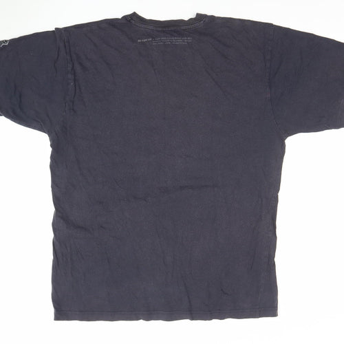 Kustom Kit Men's Black Medium Graphic Crew Neck T-Shirt