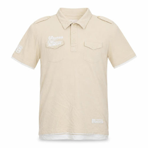Vintage Edition Urban Spirit Men's Beige Polo Shirt XL 100% Cotton