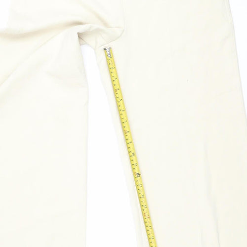 Marks and Spencer Women’s Beige Chino Trousers Size 14 Regular