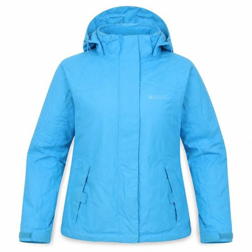 Mountain Warehouse Womens Blue 3-in-1 Waterproof Hooded Jacket UK 12