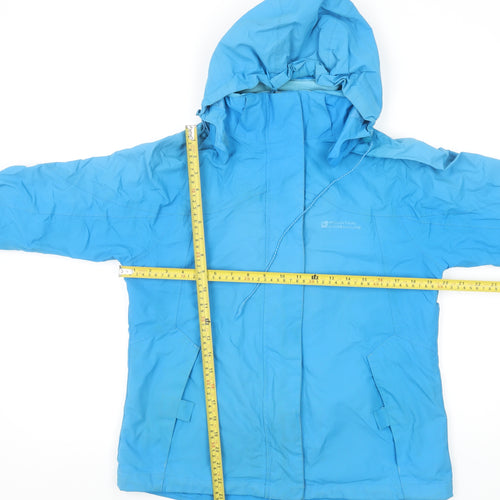 Mountain Warehouse Womens Blue 3-in-1 Waterproof Hooded Jacket UK 12