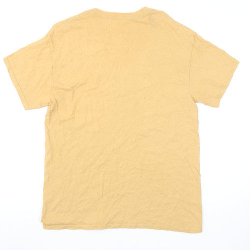 Harry Potter Men’s Beige Medium Graphic T-Shirt 100% Cotton