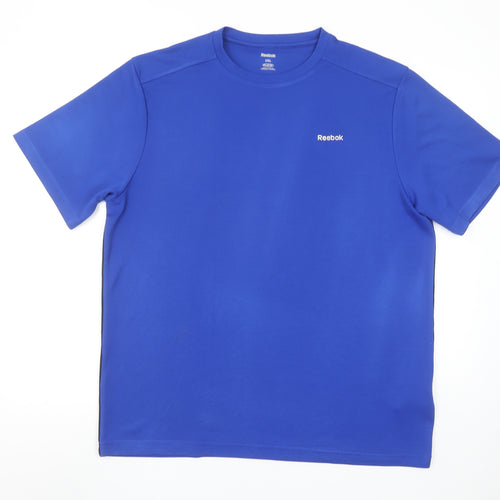 Reebok Men's Blue 2XL Athletic Performance Moisture Wicking T-Shirt