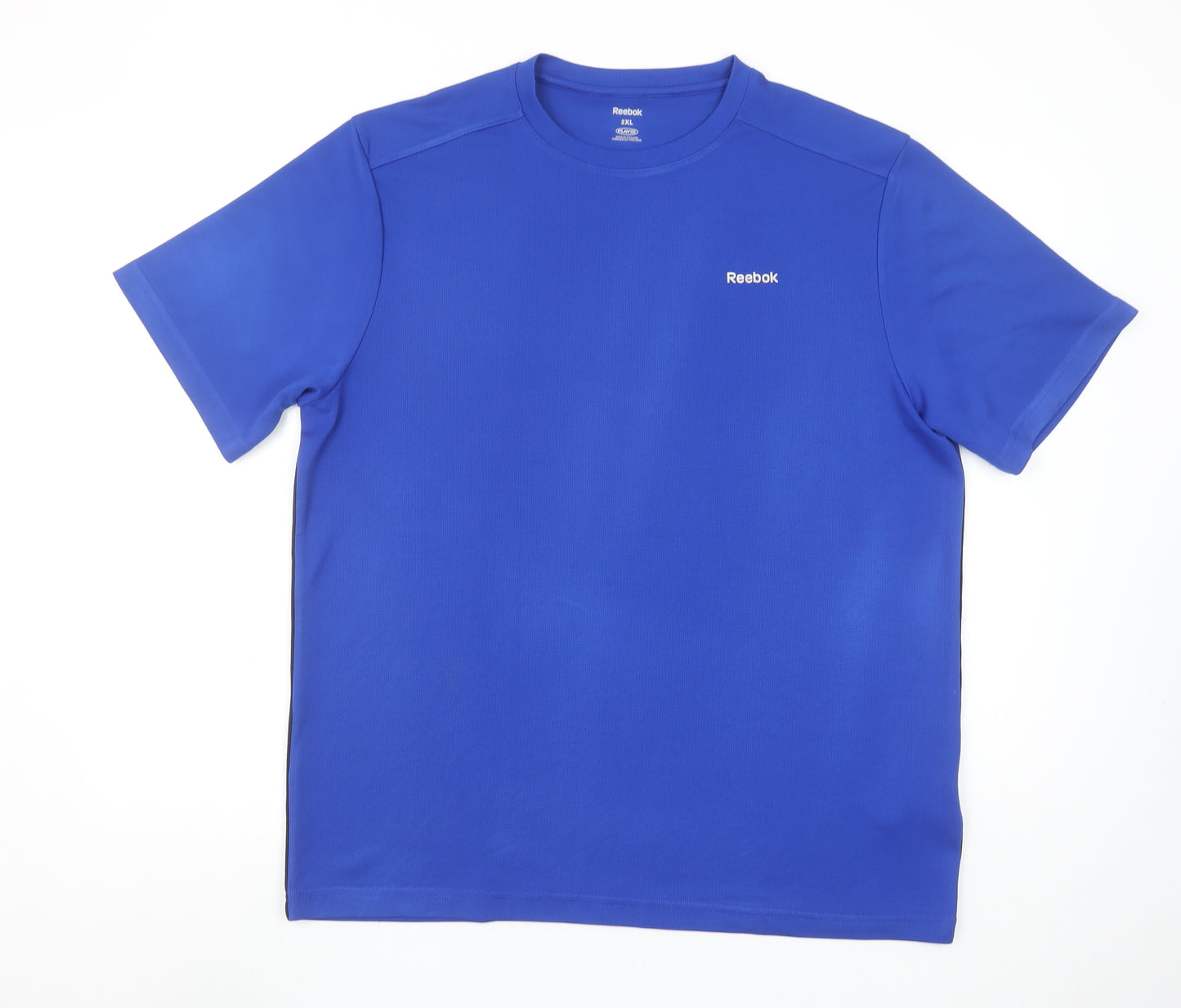Reebok Men's Blue 2XL Athletic Performance Moisture Wicking T-Shirt