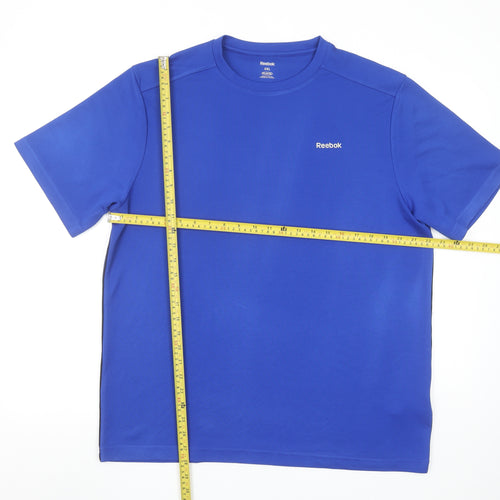Reebok Men's Blue 2XL Athletic Performance Moisture Wicking T-Shirt