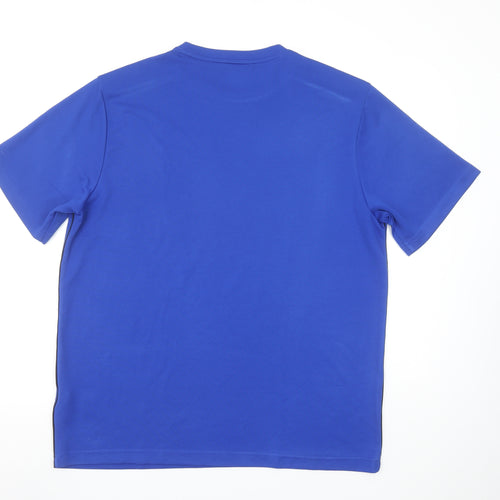 Reebok Men's Blue 2XL Athletic Performance Moisture Wicking T-Shirt