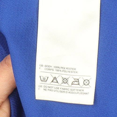 Reebok Men's Blue 2XL Athletic Performance Moisture Wicking T-Shirt