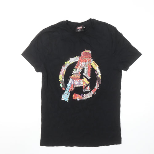 Marvel Avengers Black Men's M Short Sleeve Graphic T-Shirt
