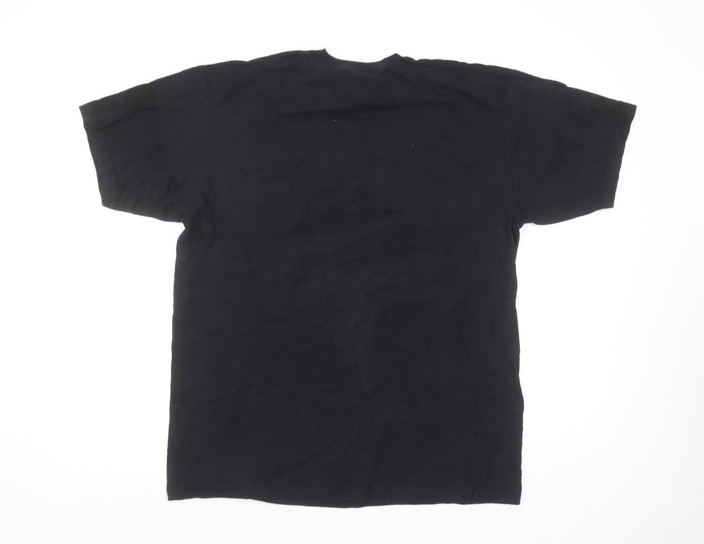 Marvel Men’s Black Groot Graphic Print Cotton T-Shirt Size L