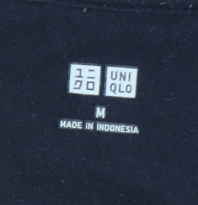 UNIQLO Men’s Multicoloured Medium Crew Neck Pullover Sweatshirt