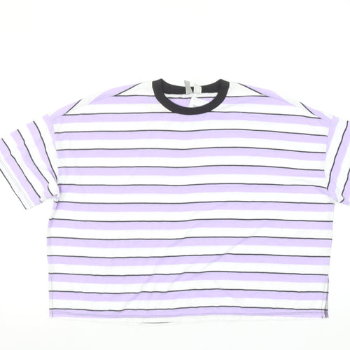 ASOS Women’s Multicoloured Striped Ringer T-Shirt Size 8