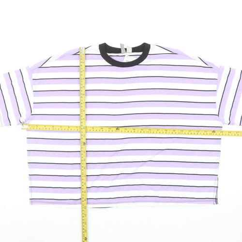 ASOS Women’s Multicoloured Striped Ringer T-Shirt Size 8