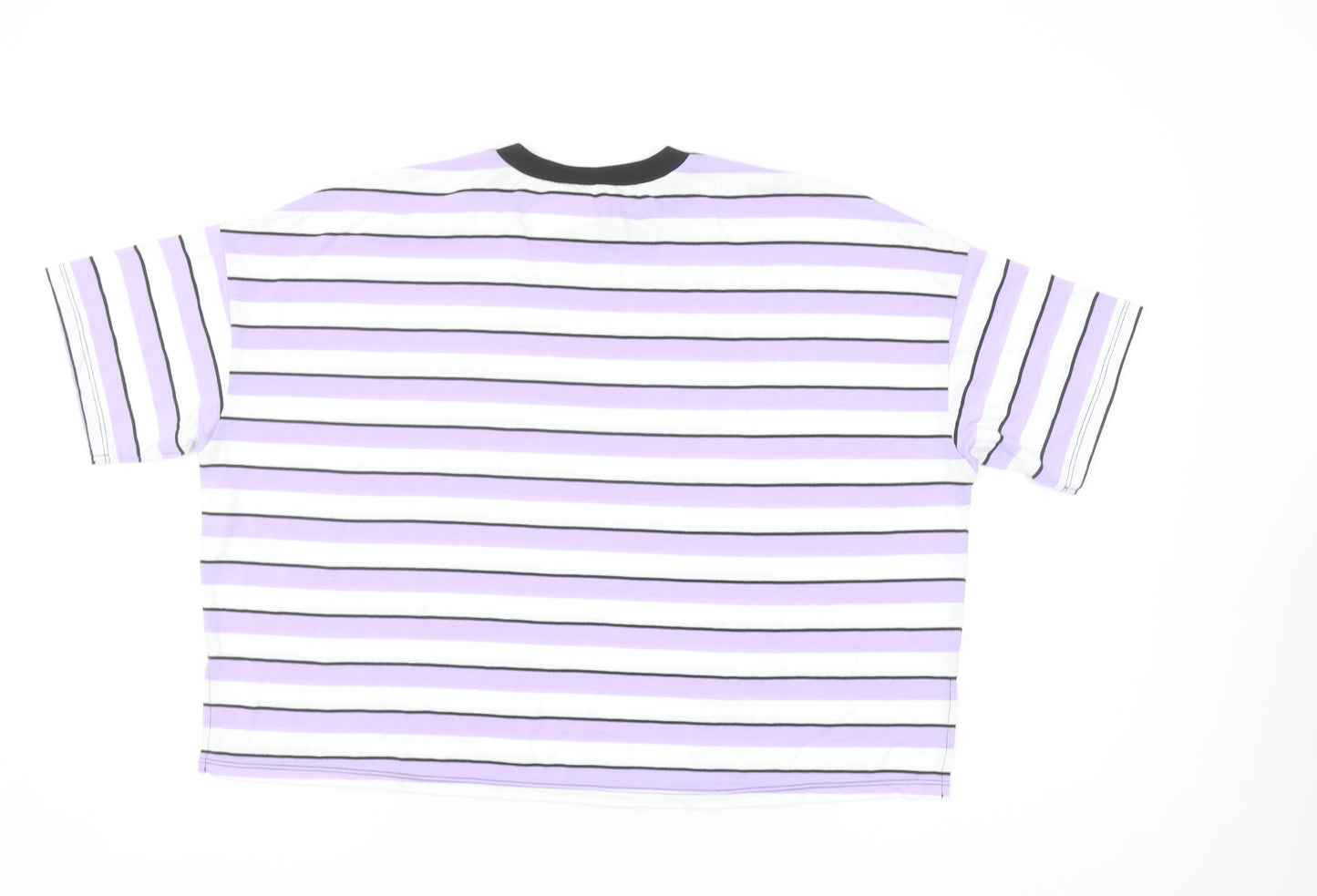 ASOS Women’s Multicoloured Striped Ringer T-Shirt Size 8