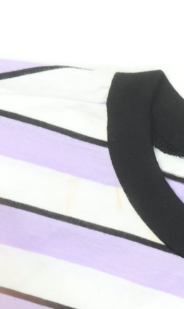 ASOS Women’s Multicoloured Striped Ringer T-Shirt Size 8